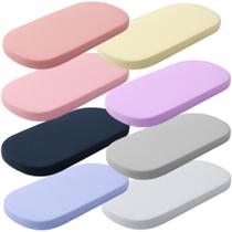 Colchão Ovalado Moisés 78x32 cm Bebê Espuma Confortável Hipoalergênico Capa Malha Firmeza e Suporte