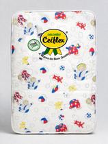 Colchão Para Berço Americano Celiflex Bebê 130cm X 70cm Conforto e Sono Tranquilo Um Lado Impermeável