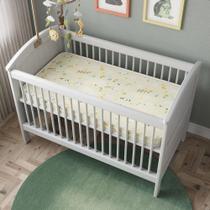 Colchão para Berço Baby D18 130x70x7 Bms Estampado Amarelo com Lado Impermeável Antiácaro Colchão para Berço Baby D18 130x70x7 Bms Estampado Amarelo com Lado Impermeável Antiácaro