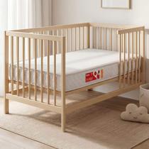 Colchão para Berço Liso Branco 130 x 60 x 10 cm D18 - Prorelax