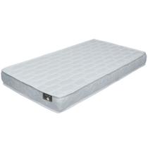Colchão para Berço Ortho Baby Kids padrão americano D18 bordado com forro em PVC impermeável largura de 70 cm Branco