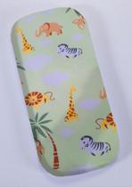 Colchao para Carrinho de Bebê Safari Verde 100 algodao Antialergico com Espuma Removivel