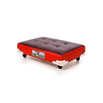 Colchão PET Cachorro / Gato Pequeno Castorpet Bed Marrom/Vermelho (40x60x12) - Castor