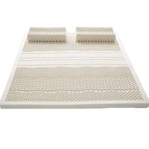 Colchão Pillow Top Casal King Size Látex Natural Premium + 2 travesseiros de Latex LTX Sleep