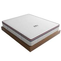 Colchão Pillow Top Solteiro, Casal, Queen, King Ortopédico Tripla Camada Látex Poliéster e Espuma - Modelo Panda - Colchão Pillow Top Solteiro, Casal, Queen, King Ortopédico Tripla Camada Látex Poliéster e Espuma - Modelo Panda -