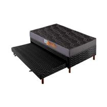 Colchão Polar D20 Class Pérola Preto+Bicama 88x188 Colchão Polar D20 Class Pérola Preto+Bicama 88x188