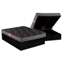 Colchão Polar D20 Class Pérola Preto+Cama Baú 88x188 Colchão Polar D20 Class Pérola Preto+Cama Baú 88x188