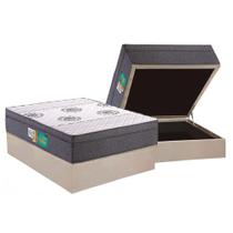 Colchão Polar D33 Pérola Bege +Cama Baú 138x188