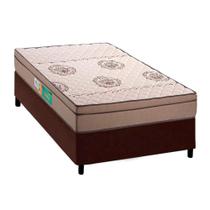 Colchão Polar D33 Pérola Brown+Box Brown 88x188 Colchão Polar D33 Pérola Brown+Box Brown 88x188