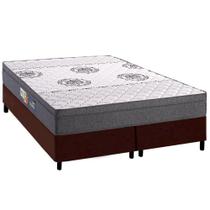 Colchão Polar D45 Pérola Brown+Box Brown 158x198