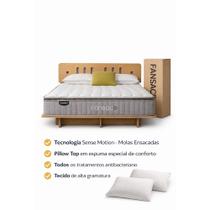 Colchão Premium com Pillow Queen 158x198x30, Qualidade de Vida no Sono Incluso Dois Travesseiros Fansace Colchão Premium com Pillow Queen 158x198x30, Qualidade de Vida no Sono Incluso Dois Travesseiros Fansace
