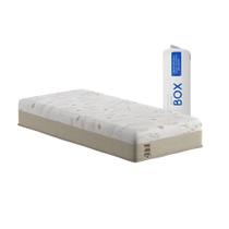 Colchão Probel Solteiro A Vácuo Night and Day Springs INBOX Molas Ensacadas 26x88x188cm