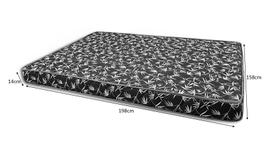 Colchão Queen 158 New York Preto D28 - 100% Espuma - 14x158x198