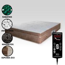 Colchão Queen 1,58 x 1,98 com Controle Massagem Bege escuro Colchão Queen 1,58 x 1,98 com Controle Massagem Bege escuro