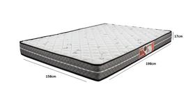 Colchão Queen 158X198X17 Max Firm Cinza Opala Prorelax Colchão Queen 158X198X17 Max Firm Cinza Opala Prorelax