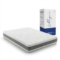 Colchão Queen à Vácuo Espuma D33 158cm x 23cm Urban Magic Arte Cúbica