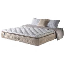 Colchão Queen Cincinnati Molas Ensacadas Confort Cell Pillow Top Macio 158x198x36cm - Zidi