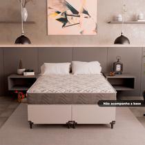 Colchão Queen D33 One Face - 17x158x198cm - Suede Cinza