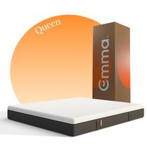 Colchão Queen Emma Premium Hybrid 2.0 (158cmx198cm) - Espuma + Molas Ensacadas, 7 Zonas de Suporte, Conforto e Frescor