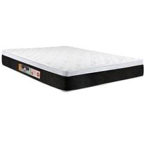 Colchão Queen Espuma D45 Black White AIR Euro Pillow (158x198x23) - Castor Colchão Queen Espuma D45 Black White AIR Euro Pillow (158x198x23) - Castor