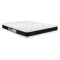 Colchão Queen Espuma D45 Black White AIR Euro Pillow Double Face (158x198x27) - Castor