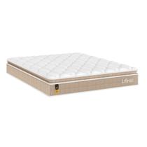 Colchão Queen Life D33 Pillow Top Bege 17x158x198cm- e-Shop Casa Colchão Queen Life D33 Pillow Top Bege 17x158x198cm- e-Shop Casa