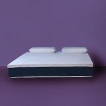 Colchão Queen Mola Ensacada Guldi Macio (25x158x198) e 2 Travesseiros Guldi Nasa Viscoelástico Azul e Branco Colchão Queen Mola Ensacada Guldi Macio (25x158x198) e 2 Travesseiros Guldi Nasa Viscoelástico Azul e Branco