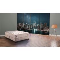 Colchão Queen Molas Ensacadas Euphoria 158CMX34CMX198CM Sky Mannes Bege Colchão Queen Molas Ensacadas Euphoria 158CMX34CMX198CM Sky Mannes Bege