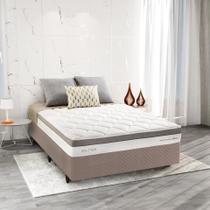 Colchão Queen Molas Ensacadas Herval Casal 1,58m Bali Pillow Top com EcoSpuma Colchão Queen Molas Ensacadas Herval Casal 1,58m Bali Pillow Top com EcoSpuma