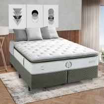 Colchão Queen Molas Ensacadas Noir 158x34cm Herval