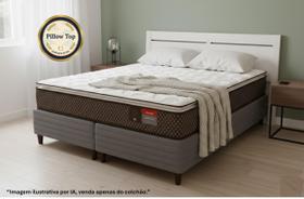 COLCHÃO QUEEN MOLAS ENSACADAS RECONFLEX PILLOW TOP EVOLUTION 158x198x32