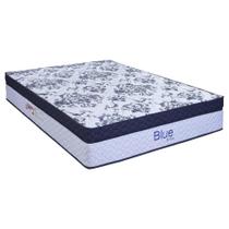 Colchão Queen Molas MasterPocket Ensacadas Blue Extra White (158x198x32) - Paropas