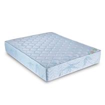 Colchão Queen Ortopédico Madeira Ouro Azul Orthocrin - 158x198x24 Conforto Extra Firme Tecido Antialérgico