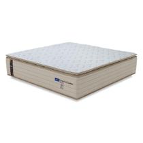 Colchão Queen Probel Molas Ensacadas Pillow Top 158x198x30cm Guarda Costas Genova Branco/bege Colchão Queen Probel Molas Ensacadas Pillow Top 158x198x30cm Guarda Costas Genova Branco/bege