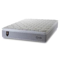 Colchão Queen Size Quartzo 158x198x33 Cinza/Branco c/ Molas Ensacadas Colchão Queen Size Quartzo 158x198x33 Cinza/Branco c/ Molas Ensacadas