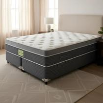Colchão Queen Sleep Fresh, Molas Ensacadas 2x Action - 30alt Branco Colchão Queen Sleep Fresh, Molas Ensacadas 2x Action - 30alt Branco