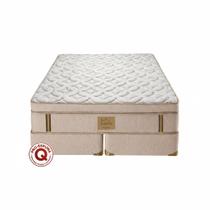 Colchão Soft Bambu Queen 158x198x34 Americanflex Branco Bege