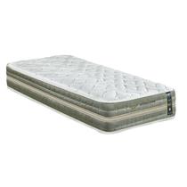Colchão Solteirão Mola Ensacada Attraction 27x96x203cm King Koil Cinza/Branco
