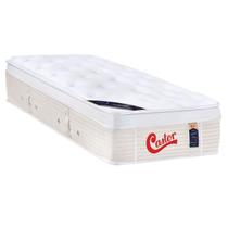 Colchão Solteirão Molas Ensacadas Visco Gel Pocket Gold Star Vitagel Euro Pillow (96x203x32) - Castor Colchão Solteirão Molas Ensacadas Visco Gel Pocket Gold Star Vitagel Euro Pillow (96x203x32) - Castor