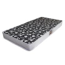 Colchão Solteiro 100% Espuma D-45 Firme 88x188x25cm Envio Já Cor:Face Bordada