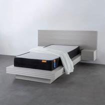 Colchão Solteiro CabeCasa MadeiraOriginals Ethos Espuma Viscoelástica 88x188x22 Grafite/Cinza Mescla