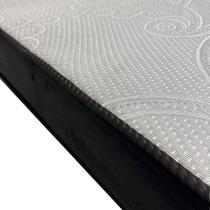 Colchão Solteiro, Cinza em Espuma D28,Dupla Face,Pode ser Utilizado dos Dois Lados,Bordado,Envio Imediato .