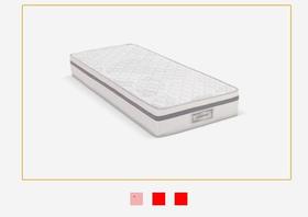 Colchão solteiro comfort molas ensacadas 24 x 1.88 x 0.88 reconflex