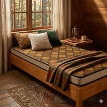 Colchão Solteiro D28 10cm 88x188 Confortável Econômico Alta Durabilidade Perfeito para Kitnet e Quarto Pequeno macio na medida certa