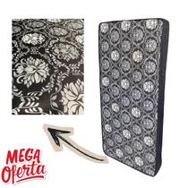 Colchão Solteiro D28 188X88 Solteiro Padrão Preto Tecido Respirável e Higiênico Espuma de Alta Performance Espuma Firme Confortável e Resistente.