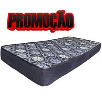 Colchão Solteiro D28 Preto Tecido Respirável, Mais Higiene e Conforto Todas as Noites.
