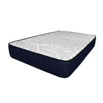 Colchão Solteiro D33 88x188x17cm Cinza Espuma Firme Confortável Alta Durabilidade Para Coluna.
