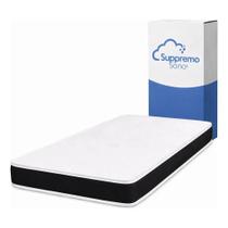 Colchão Solteiro D33 Basic A Vácuo Ortopédico 100% Espuma Tecido Macio Duradouro