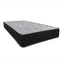 Colchão Solteiro D45 Extra Firme 88x188x19 Suporta 150kg Preto Com Cinza