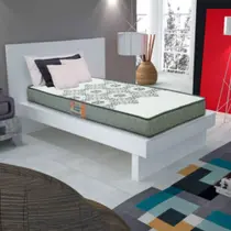 Colchão Solteiro de Espuma D20 Gazin Dunas 78x188 Double Face Colchão Solteiro de Espuma D20 Gazin Dunas 78x188 Double Face